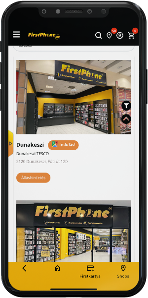 FirstApp: najbliže trgovine