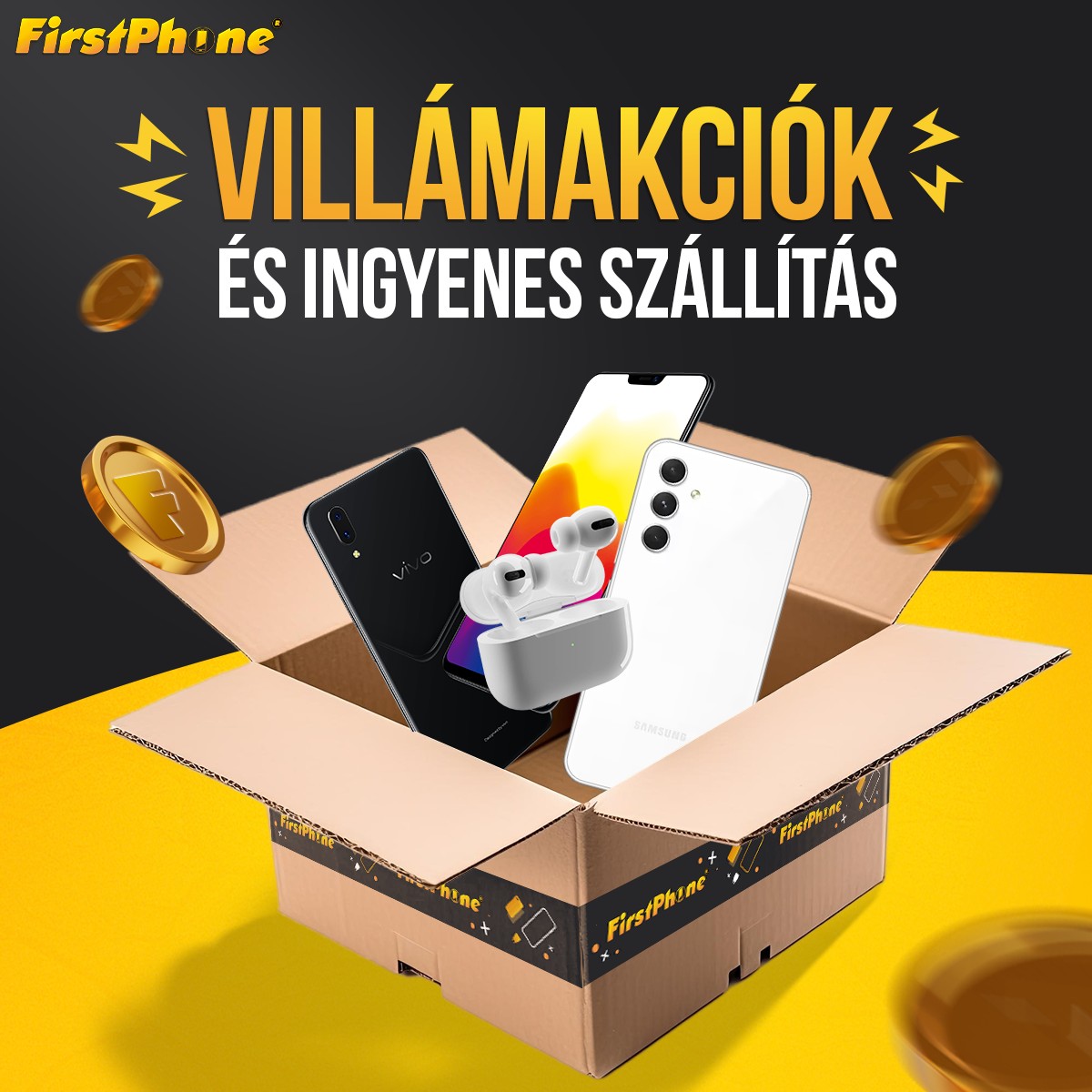 Zgrabi najbolje ponude brzinom munje u FirstAppu! ⚡📲