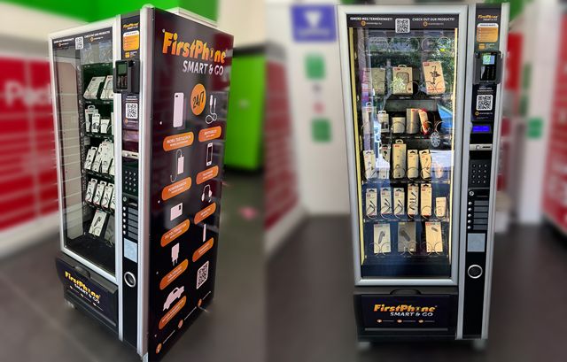 FirstPhone Smart & Go tartozékautomata Budapest Múzeum körút