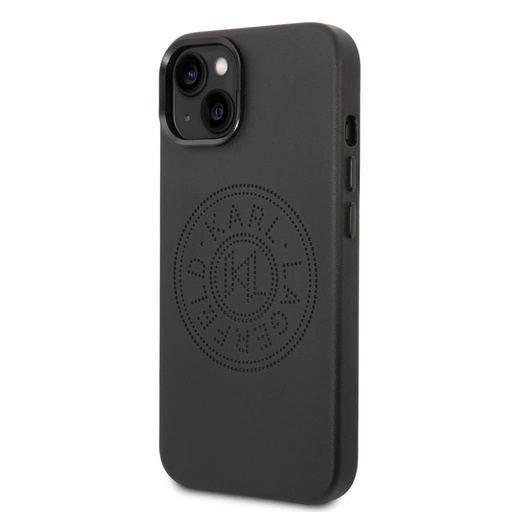 Apple iPhone 14 Plus Karl Lagerfeld PU Leather Perforated Logo futrola (Crna) – KLHCP14MFWHK