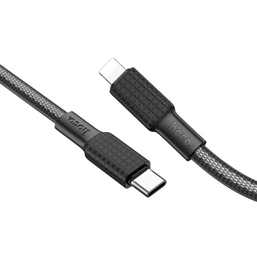 Hoco X69 lightning kabel (PD brzi punjač), crno-bijela