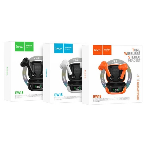 Hoco EW18 bežični headset, narančasta