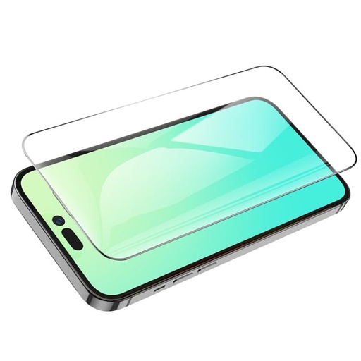 Apple iPhone 13 Pro Max / 14 Plus (6,7) Hoco full screen silk zaštitno staklo potpuni za zaslon, crna