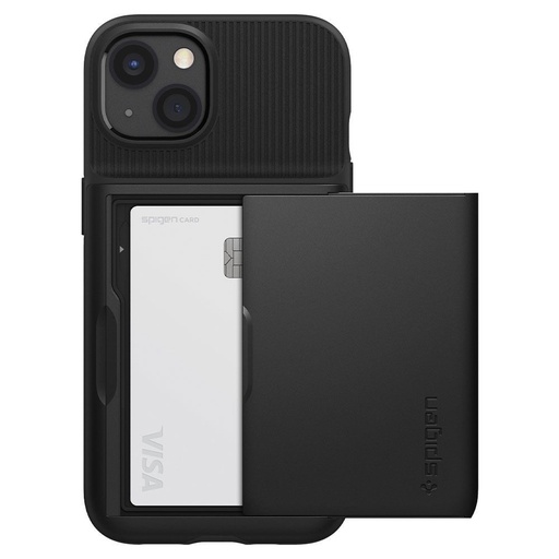 Apple iPhone 13 Spigen slim armor CS otporan na udarce zaštitna maskica (Crna)