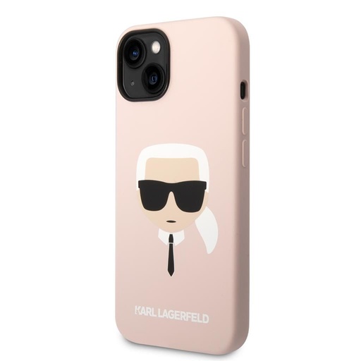 Apple iPhone 14 Plus Karl Lagerfeld MagSafe Liquid Silicone Karl Head pro iPhone 14 Plus Ružičasta futrola (Ružičasta) – KLHMP14MSLKHLP
