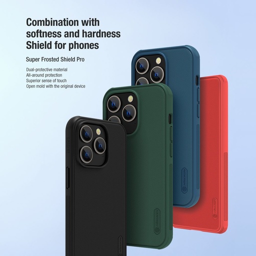 Apple iPhone 14 Pro Max Nillkin Super Frosted Shield Pro zaštitna maskica (Crna)