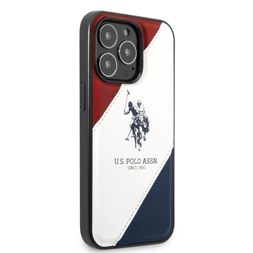 Apple iPhone 14 Pro U.S. Polo double horse zaštitna maskica (crvena/bijela/plava) - USHCP14LPSO3