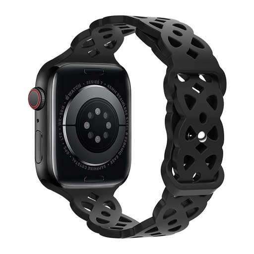 Apple Watch 38 / 40 / 41 mm Hoco WA09 rhombus fleksibilan remen crna