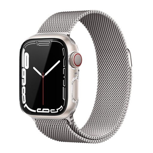 Apple Watch 7/Watch 8 41mm Hoco WS3 Shadow futrola ugrađen sa zaštitnim staklom (Proziran)