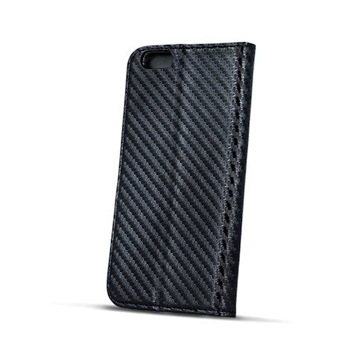 Apple iPhone 7 / iPhone 8 / iPhone SE 2020 / iPhone SE 2022 smart carbon magnetski preklopna futrola (Crna)