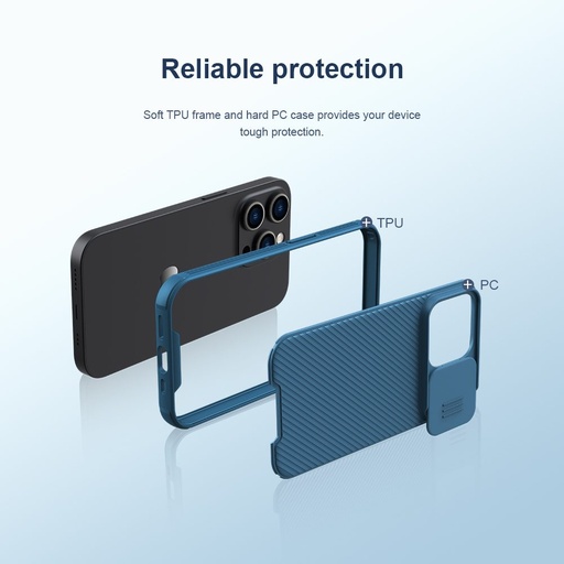 Apple iPhone 14 Pro Nillkin CamShield Pro MagSafe zaštitna maskica (Crna)