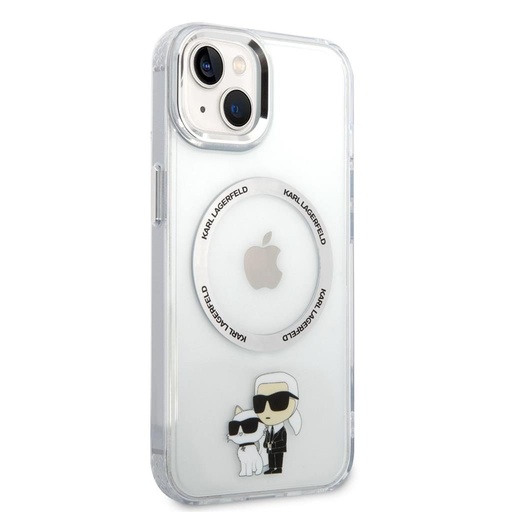 Apple iPhone 14 Karl Lagerfeld MagSafe Compatible IML Karl and Choupette NFT futrola (Proziran) – KLHMP14SHNKCIT