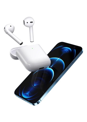 XO ES22 bežični headset bežični s punjenjem bijela