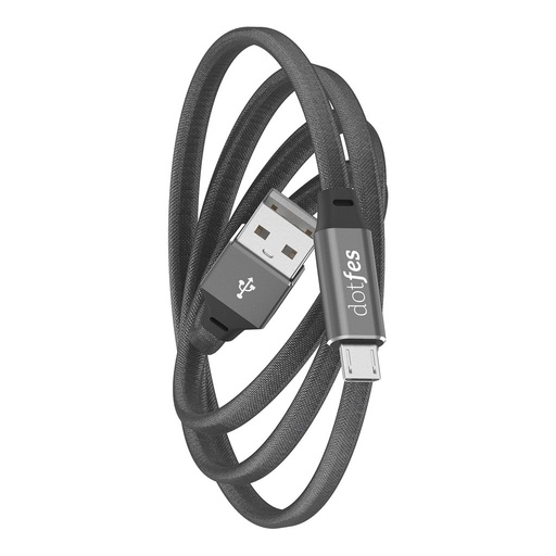 Dotfes A02M LED s indikatorom microUSB kabel, crna