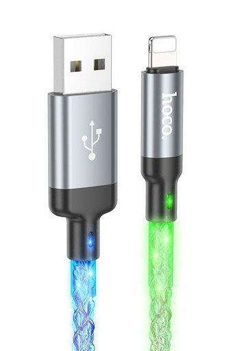 Hoco U112 podaci/punjač kabel USB-A-lightning siva