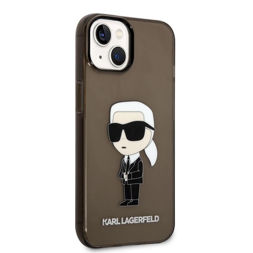 Apple iPhone 14 Karl Lagerfeld IML Ikoničan NFT futrola (Crna) – KLHCP14SHNIKTCK
