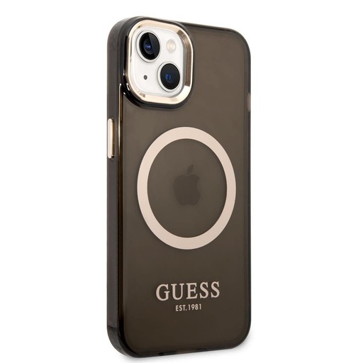 Apple iPhone 14 Plus Guess Translucent MagSafe kompatibilan futrola (Crna) – GUHMP14MHTCMK