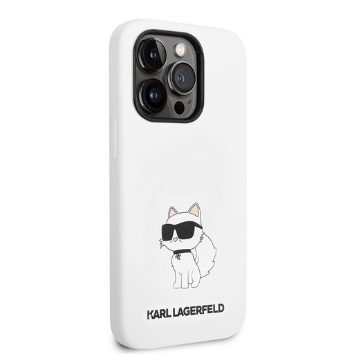Apple iPhone 14 Pro Karl Lagerfeld Liquid Silicone Choupette NFT futrola (Bijela) – KLHCP14LSNCHBCH