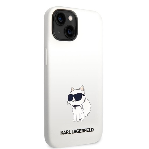 Apple iPhone 14 Plus Karl Lagerfeld Liquid Silicone Choupette NFT futrola (Bijela) – KLHCP14MSNCHBCH