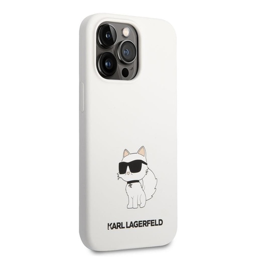Apple iPhone 13 Pro Karl Lagerfeld Liquid Silicone Choupette NFT futrola (Bijela) – KLHCP13LSNCHBCH