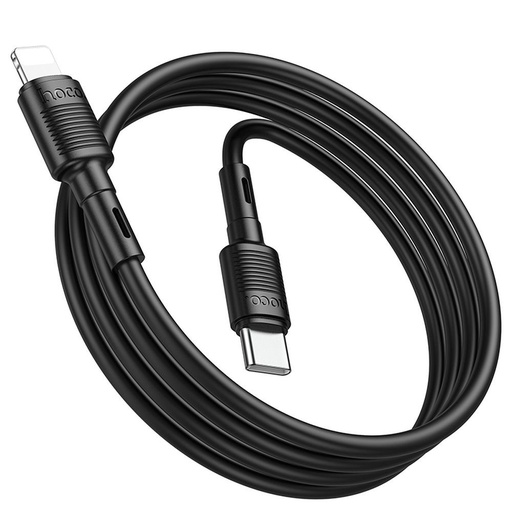 Hoco Victory X83 lightning kabel (PD brzi punjač) 20W crna