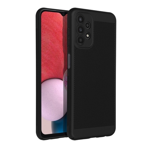 Samsung Galaxy A13 4G Breezy perforiran plastika zaštitna maskica (Crna)