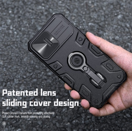 Apple iPhone 14 Pro Nillkin CamShield Armor Pro zaštitna maskica (Crna)