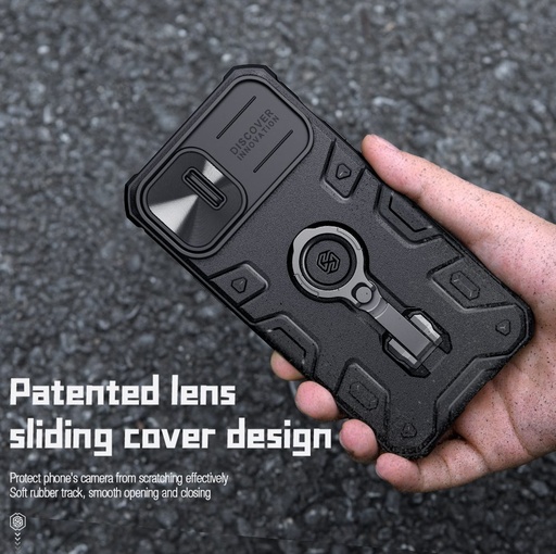 Apple iPhone 14 Plus Nillkin CamShield Armor Pro zaštitna maskica (Crna)