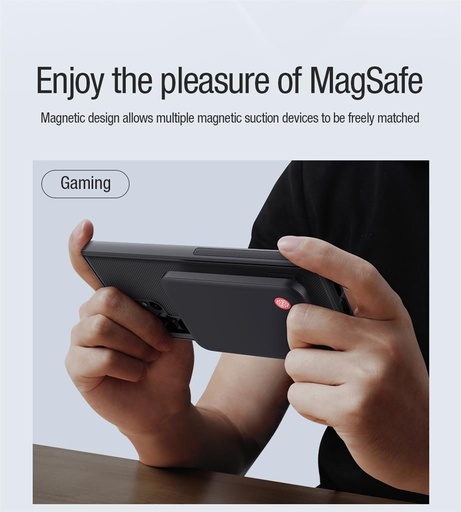 Samsung Galaxy S23 Ultra Nillkin Super Frosted Shield Pro MagSafe zaštitna maskica (crna)