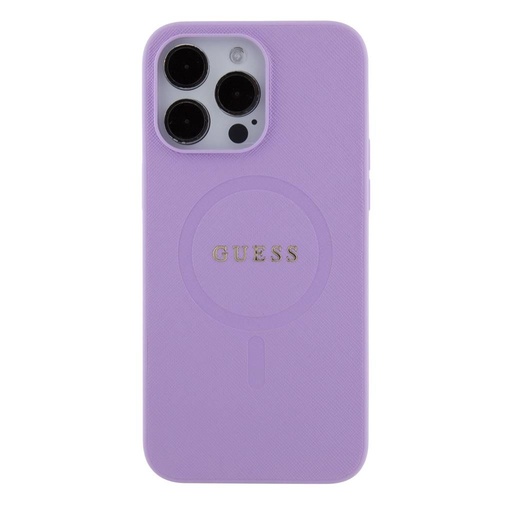 Apple iPhone 15 Pro Max Guess PU Saffiano MagSafe futrola (Ljubičasta) - GUHMP15XPSAHMCU