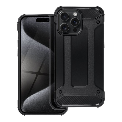 Apple iPhone 15 Pro Max armor otporan na udarce zaštitna maskica (Crna)