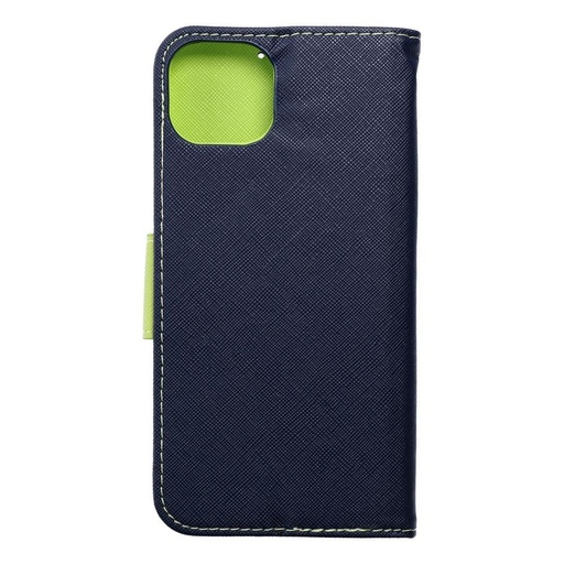 Apple iPhone 15 Plus Fancy book preklopna futrola (plavo-limeta)