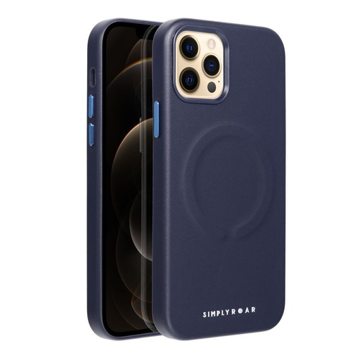 Apple iPhone 12 Pro Roar Leather magsafe zaštitna maskica (Plava)