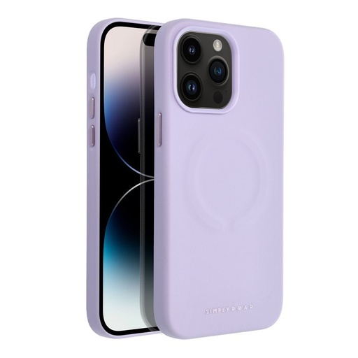 Apple iPhone 14 Pro Max Roar Leather magsafe zaštitna maskica (Ljubičasta)