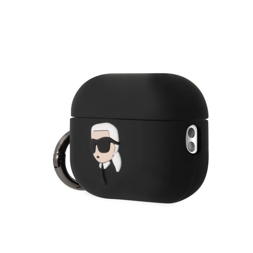 Karl Lagerfeld 3D Logo NFT Karl Head Silicone futrola AirPods Pro 2 (Crna) - KLAP2RUNIKK