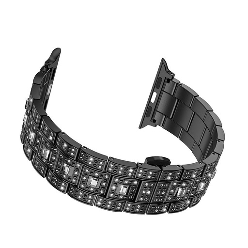 Hoco Apple Watch Series1/2/3/4/5(38/40mm) WB13 Stralight čelik remen, Crna
