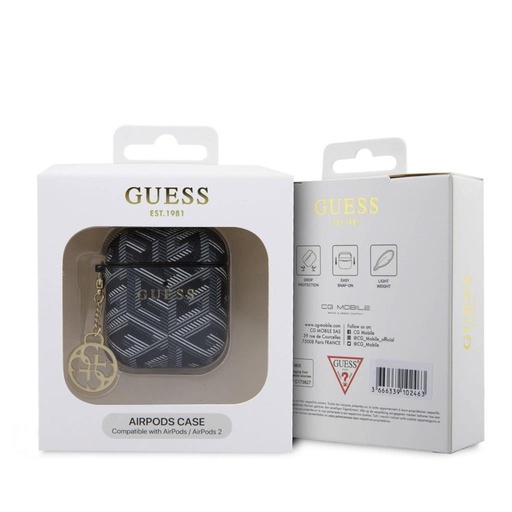 Guess PU G Cube Charm futrola AirPods 1/2 (Crna) - GUA2PGCE4CK