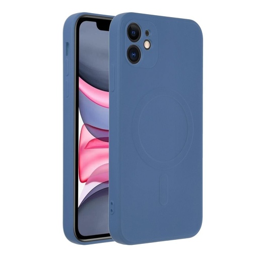 Apple iPhone 11 Silicone mag cover magsafe zaštitna maskica (Plava)