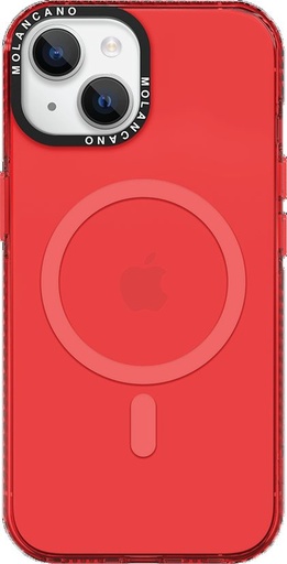 Apple iPhone 15 Plus MOLAN CANO rainbow TPU MAGSAFE zaštitna maskica (Crvena)