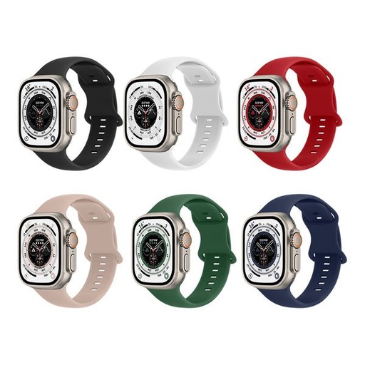 Apple Watch 38mm / Watch 40mm / Watch 41mm HOCO WA15 solid remen crvena