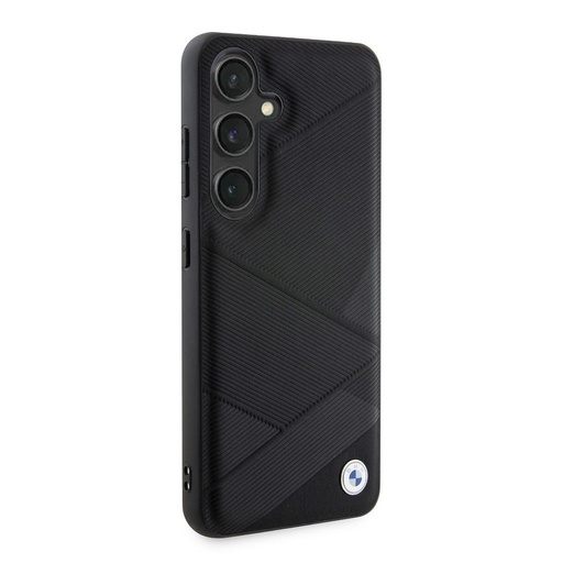 Samsung Galaxy S24 BMW Signature Leather futrola – Metal Logo (Crna) - BMHCS24S23RCGPK