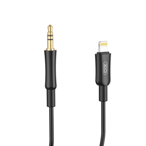 XO NB-R255A Lightning audio adapter (Crna) – Lightning–3.5 mm