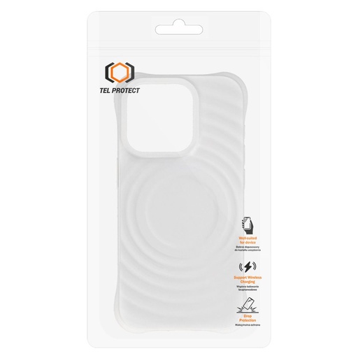 Apple iPhone 15 Pro Tel Protect Wave magsafe zaštitna maskica (Bijela)