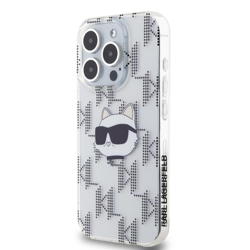 Apple iPhone 15 Pro Max Karl Lagerfeld IML Electroplated Choupette Head futrola (Proziran) – KLHCP15XHKLPCHT