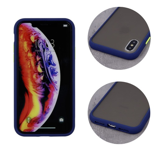Apple iPhone 7 / iPhone 8 / iPhone SE 2020 / iPhone SE 2022 colored buttons zaštitna maskica (Plava)