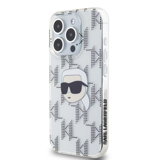 Apple iPhone 15 Pro Max Karl Lagerfeld IML Electroplated Karl Head futrola (Proziran) – KLHCP15XHKLPKHT
