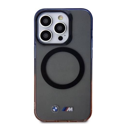 Apple iPhone 15 Pro Max BMW M Collection IML Gradient Bumper MagSafe futrola (Siva) - BMHMP15XHTGE