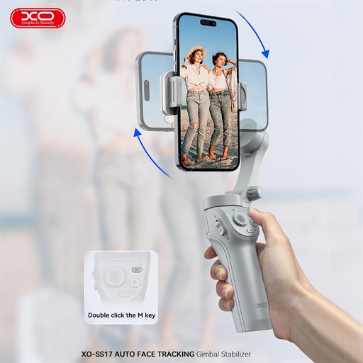 XO SS17 inteligentan s tri osi štap za selfie – praćenje lica, protiv podrhtavanja, upravljanje pokretima ruke