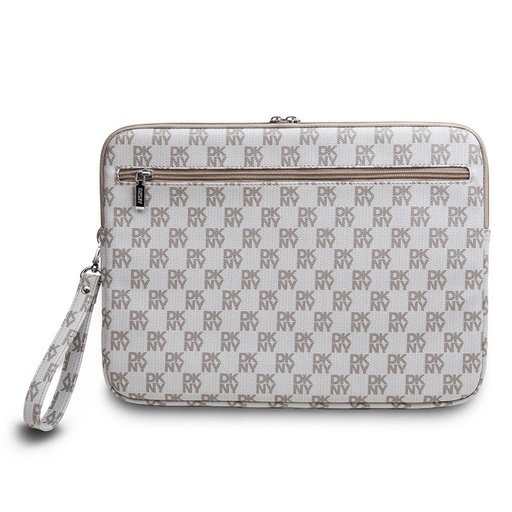 DKNY PU Leather Checkered Pattern and Stripe Laptop futrola 13" - 14" (Bež - DKCS14PVSHLE)