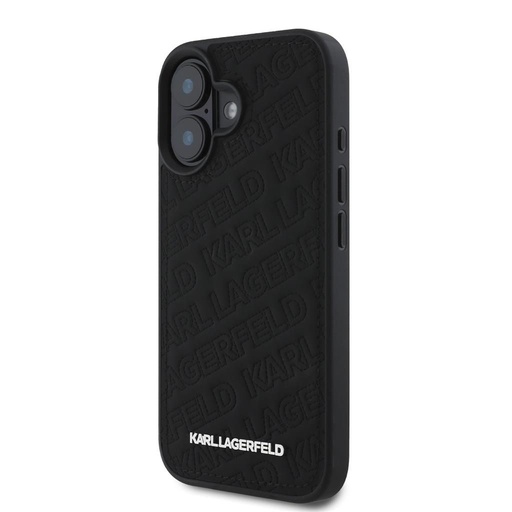 Apple iPhone 16 Karl Lagerfeld PU Quilted Pattern futrola (Crna) – KLHCP16SPQKPMK